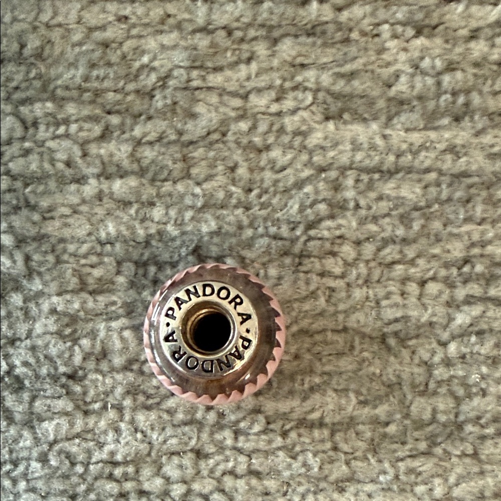 Pandora Pink and Silver Charm